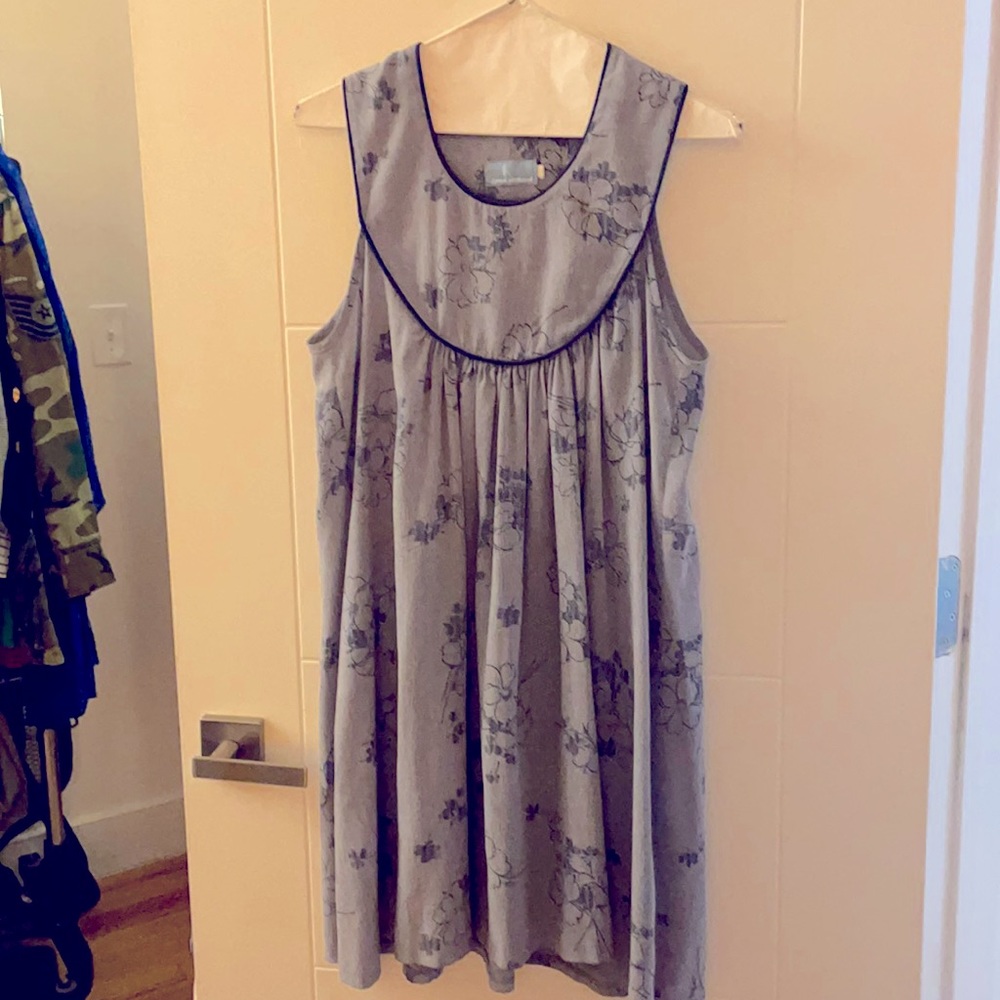 Vintage bib swing trapeze babydoll dress